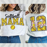 Custom Softball Mama