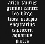 Zodiac Sign Apparel