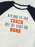 Dad, Coach, Boss tee- Kid’s